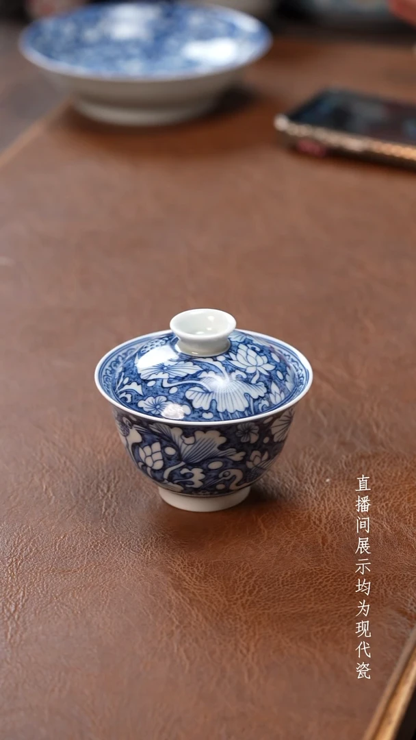 茶器茶器一鹭盖碗