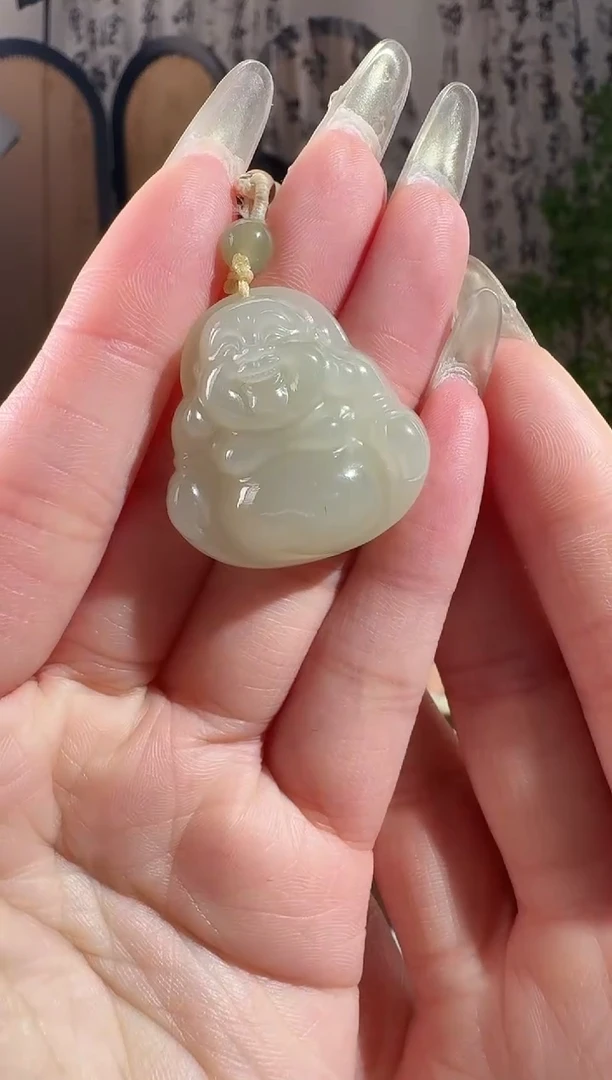 颈饰未镶嵌和田玉30佛公 9