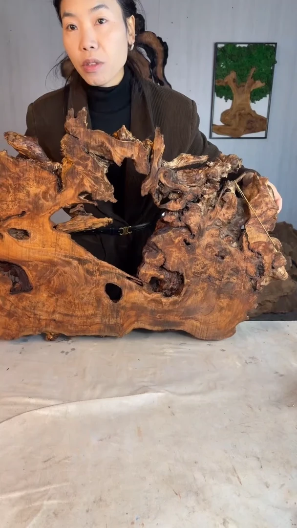 香杉木木头款杉木瘤挂件【原料】001