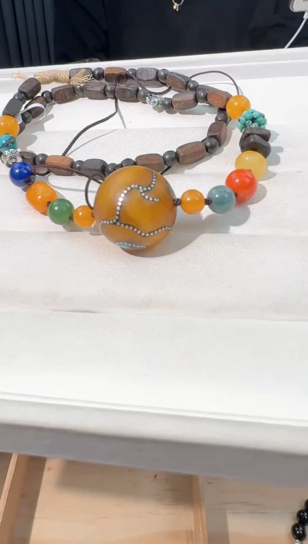 【闪购商品】琥珀手链未镶嵌蜜蜡木头项链