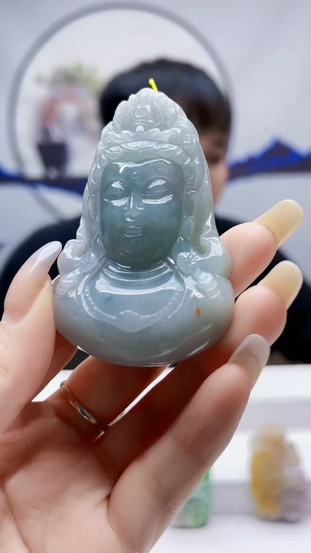 未镶嵌定制翡翠毛货挂件47