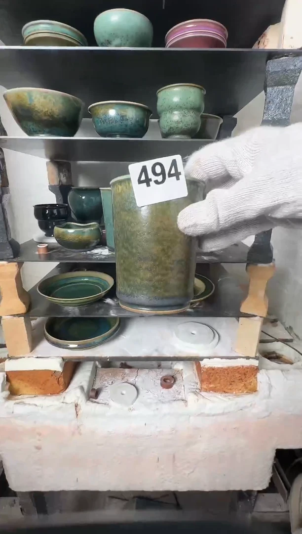 杯子钧瓷在***走兰山窑手作器物494 全品