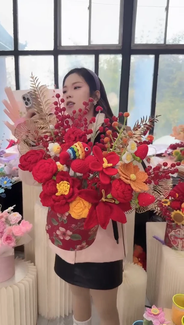 非遗手工花束，孤品清仓