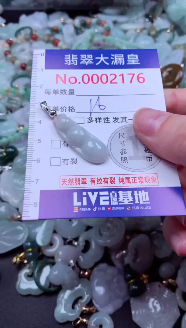 吊坠(不含链)未镶嵌翡翠2176