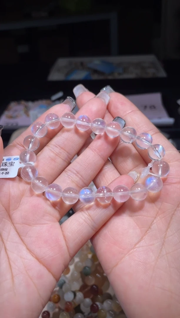 【闪购商品】月光石手串未镶嵌76号多样性发货一R 9+