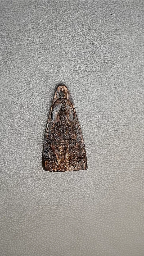 沉香吊坠12g正区芽庄老料观音