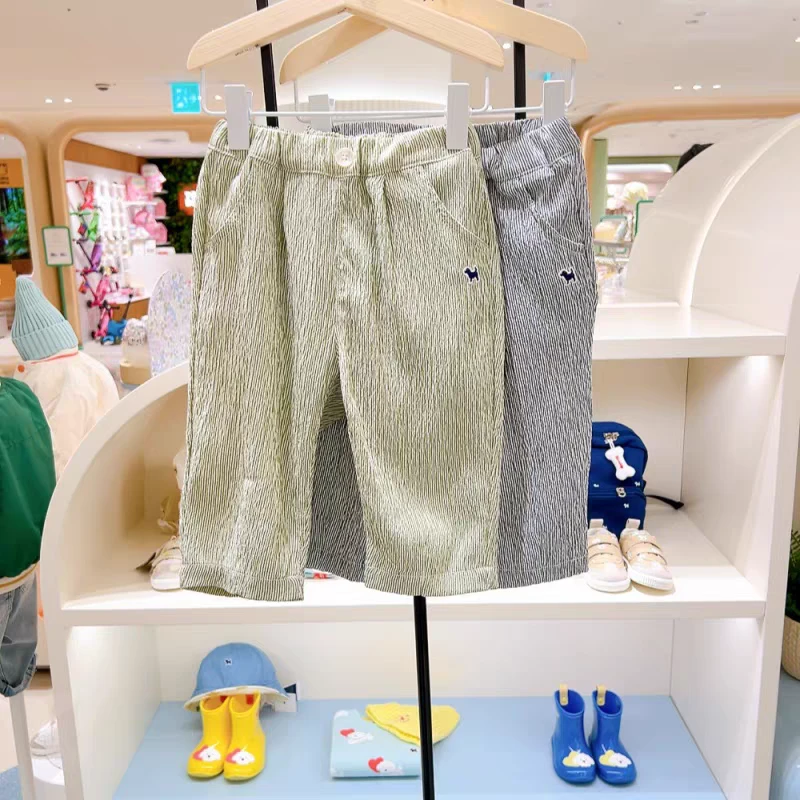 067-韩国童装夏儿童轻薄肉鳍舒适休闲裤368