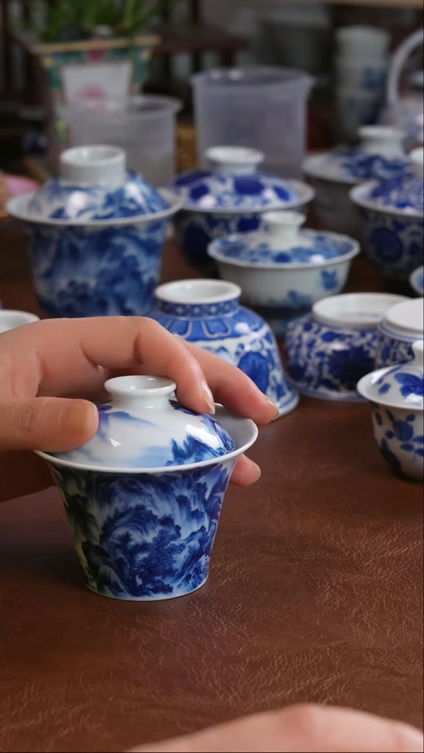 景德镇高端茶器景德镇纯手工手绘高端茶器