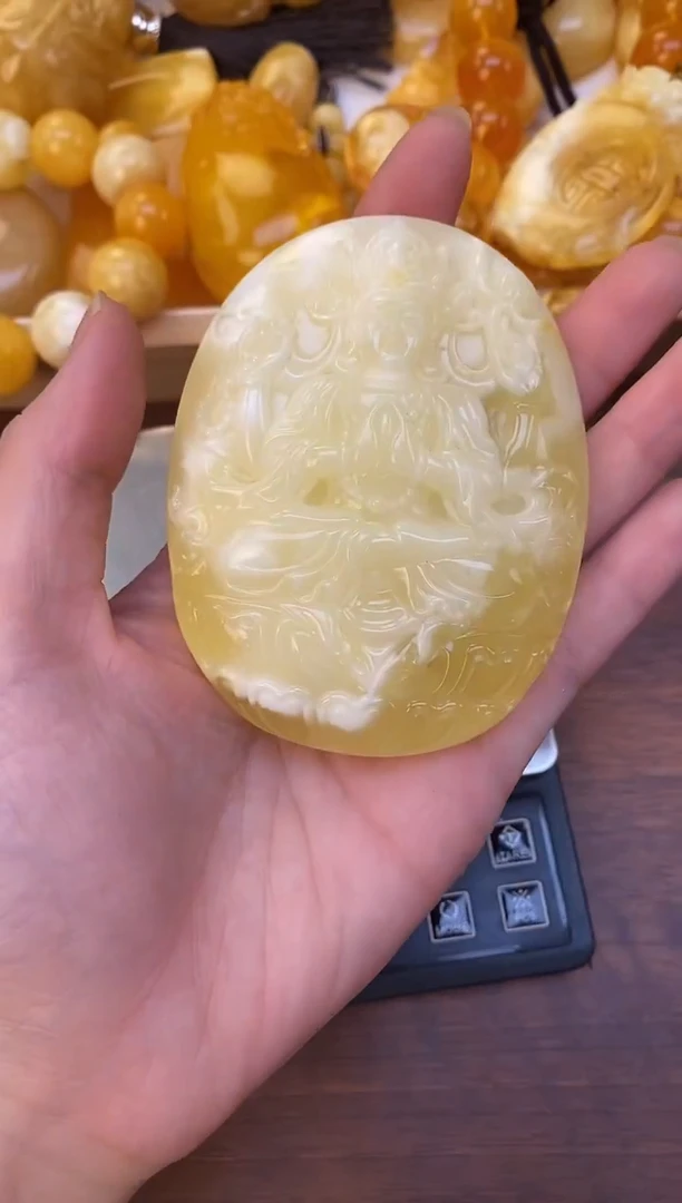 裸石琥珀未镶嵌天然琥珀蜜蜡