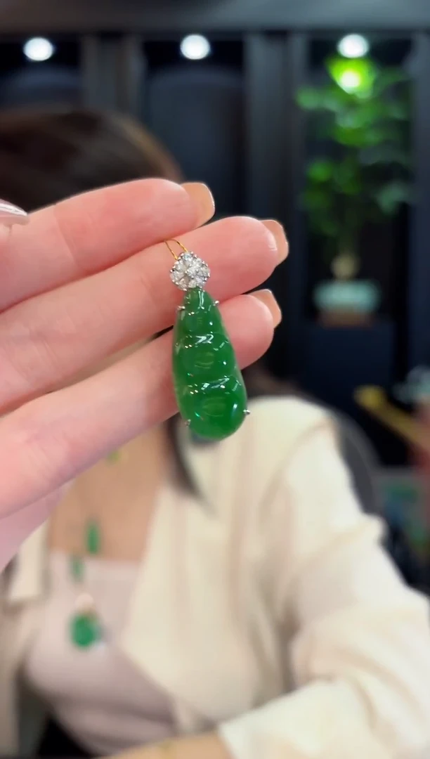 颈饰未镶嵌翡翠 缅甸A货/支持复检/一件