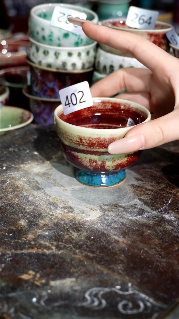 摆件精品窑变钧瓷茶器