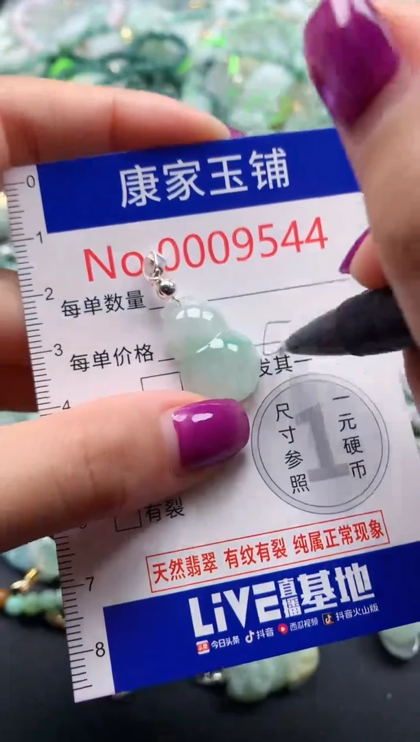 颈饰未镶嵌翡翠9544