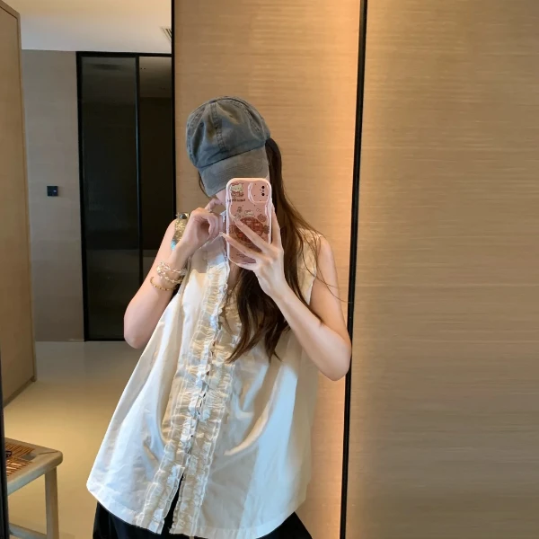 2025夏季新款时尚套装气质显瘦洋气休闲百搭吊带背心上衣宽松短裤