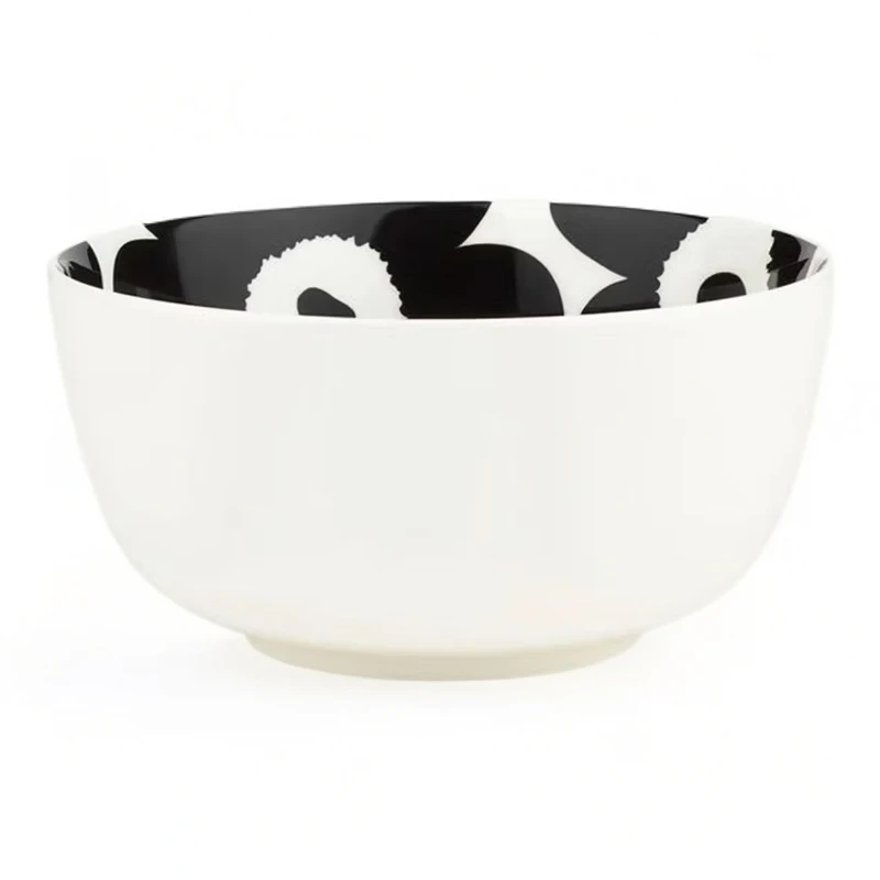 Marimekko/白底黑花/900ml碗