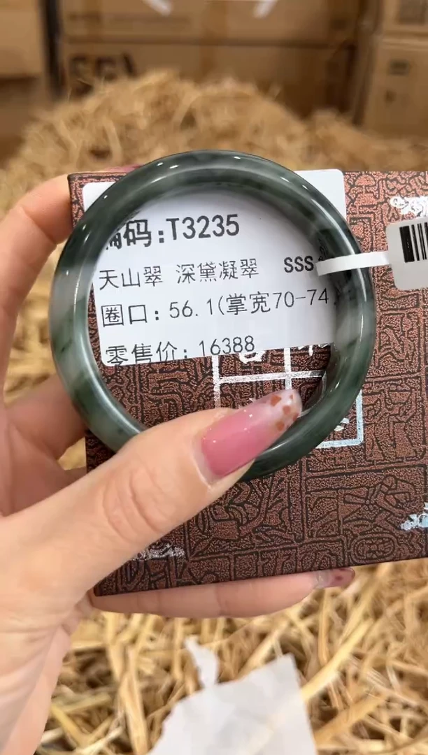 未镶嵌手镯石英质玉T3235