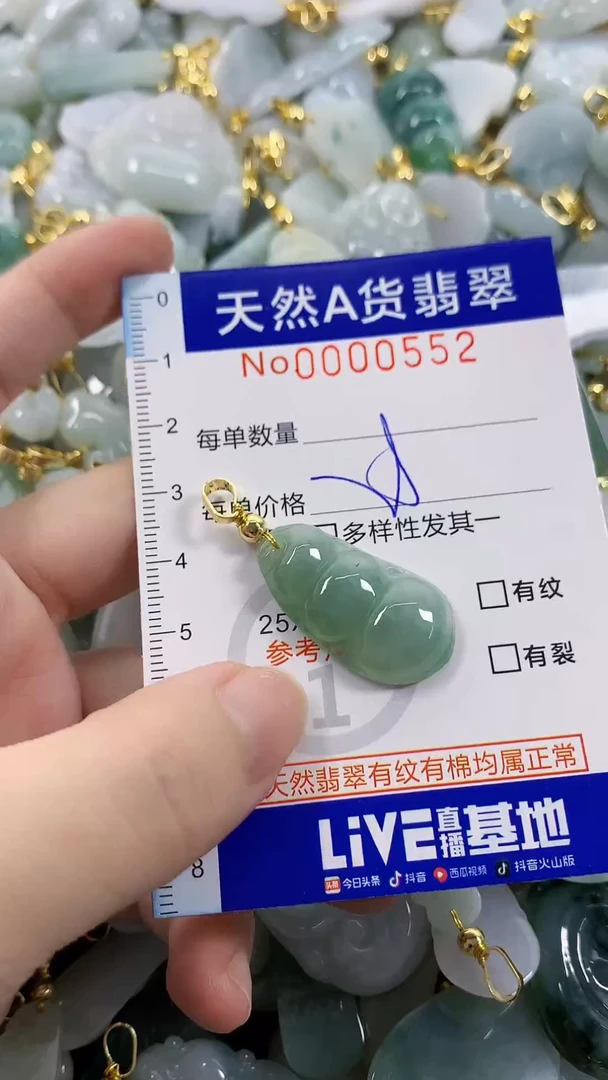颈饰未镶嵌翡翠天然A货翡翠