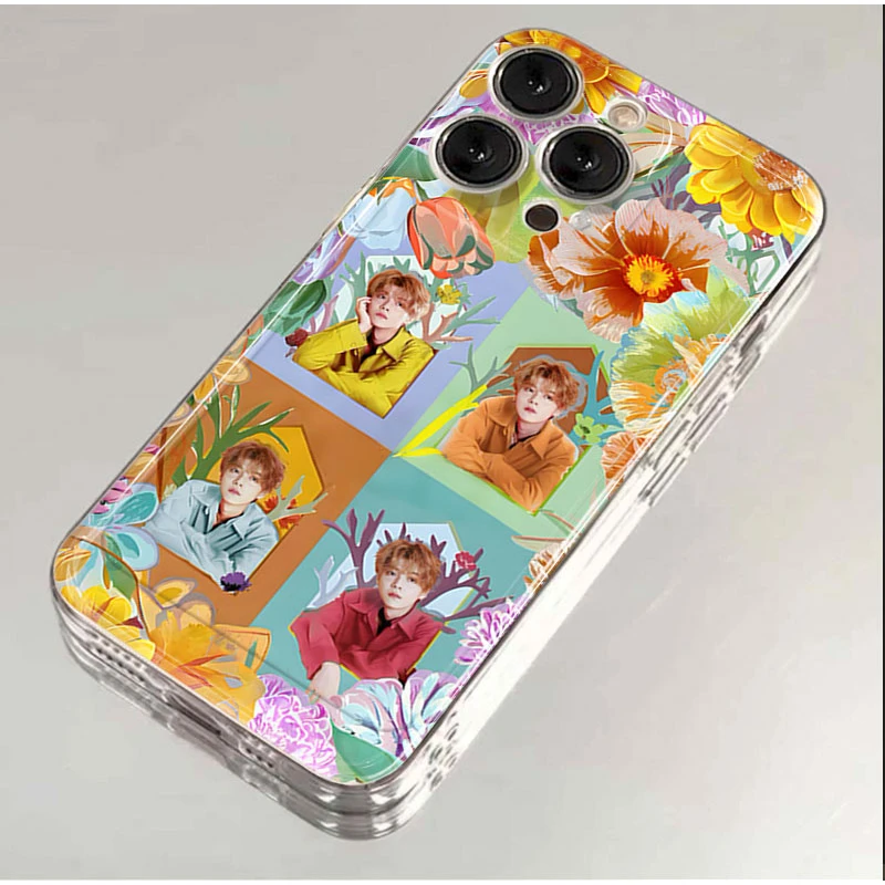 鹿晗四巡适用iphone1615卡通手机壳苹果13透明12华为vivo小米oppo