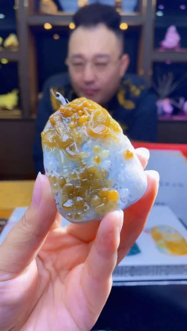 定制翡翠未镶嵌LL翡翠毛货LHX-36