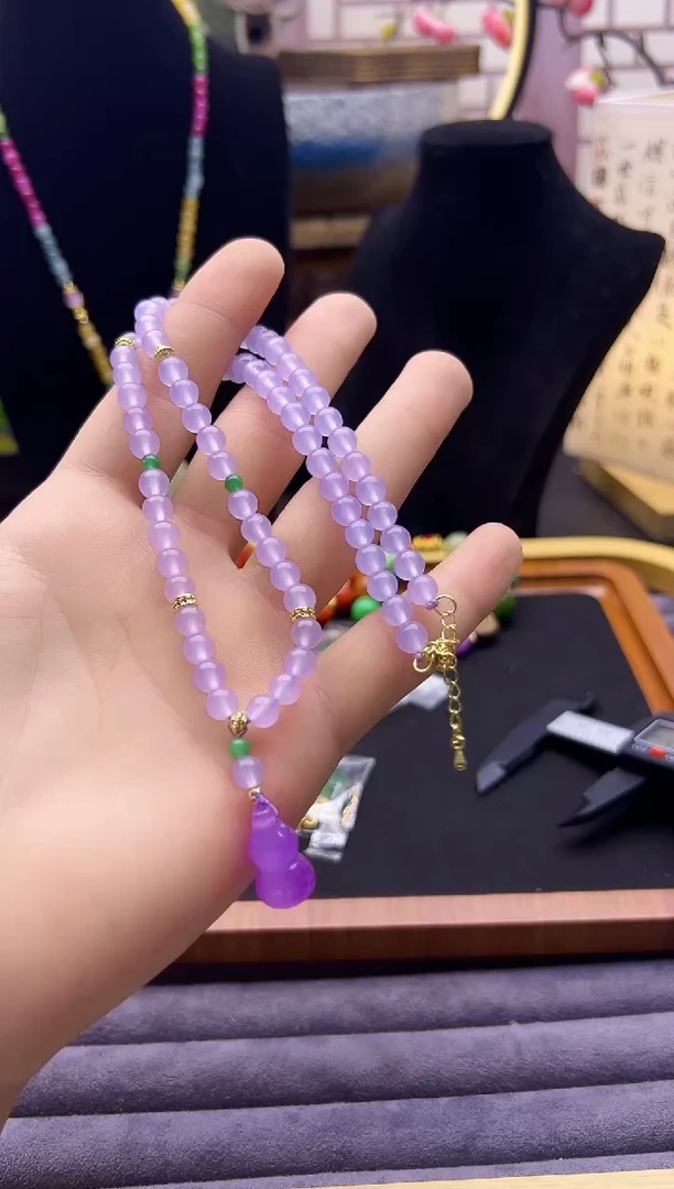 【闪购商品】翡翠颈饰14K金镶嵌X743