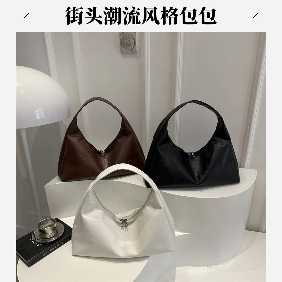 批发今年流行手提小包包女包2025款时尚简约单肩包通勤腋下包