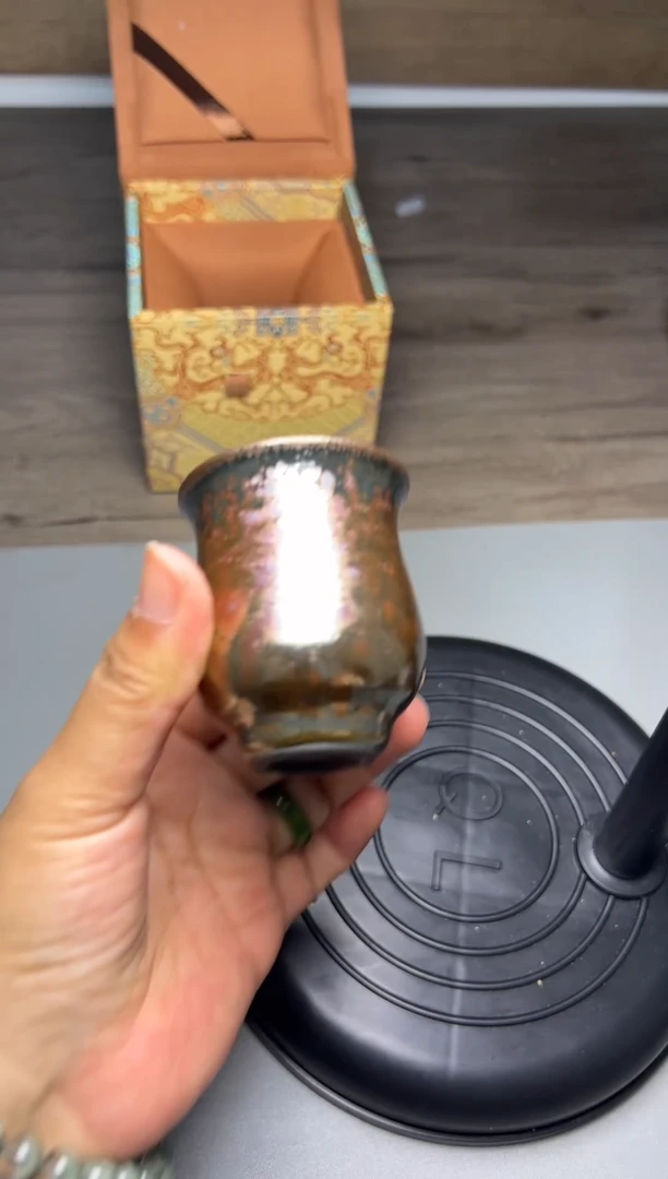茶盏建窑建盏 翁书杰 单杯