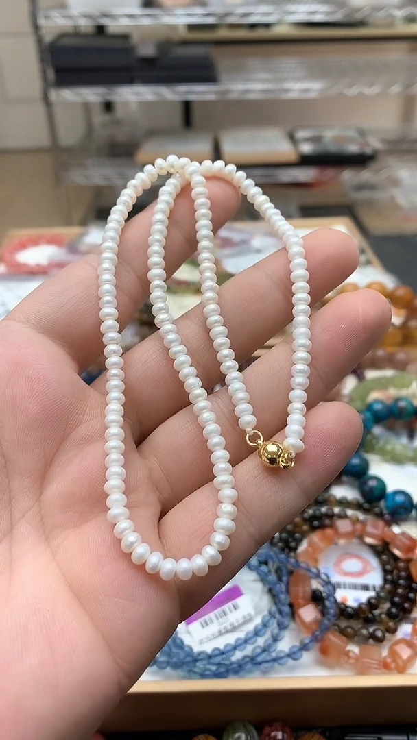 【闪购商品】淡水珍珠颈饰未镶嵌手链116