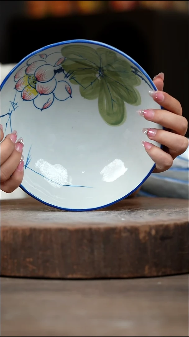 瓷片景德镇高温釉下彩（食品级）