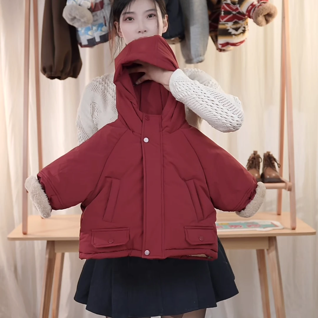 男童韩系冬装洋气冬季加厚棉服外套儿童棉袄2025新款宝宝酷帅保暖