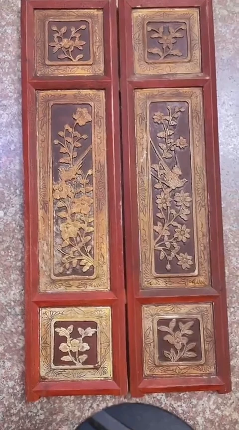 【闪购商品】香榧木2个孤品木雕100