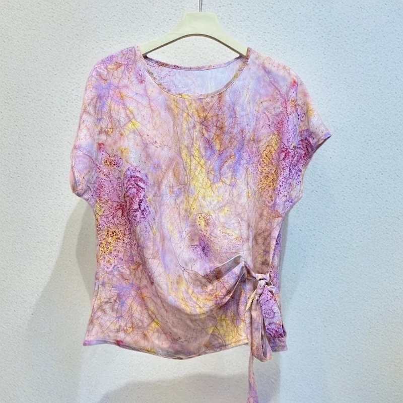 【香云阁】2025春夏新款时尚百搭气质休闲T恤小衫上衣