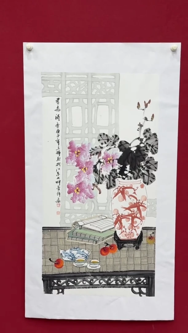 国画国画绘画山水花鸟