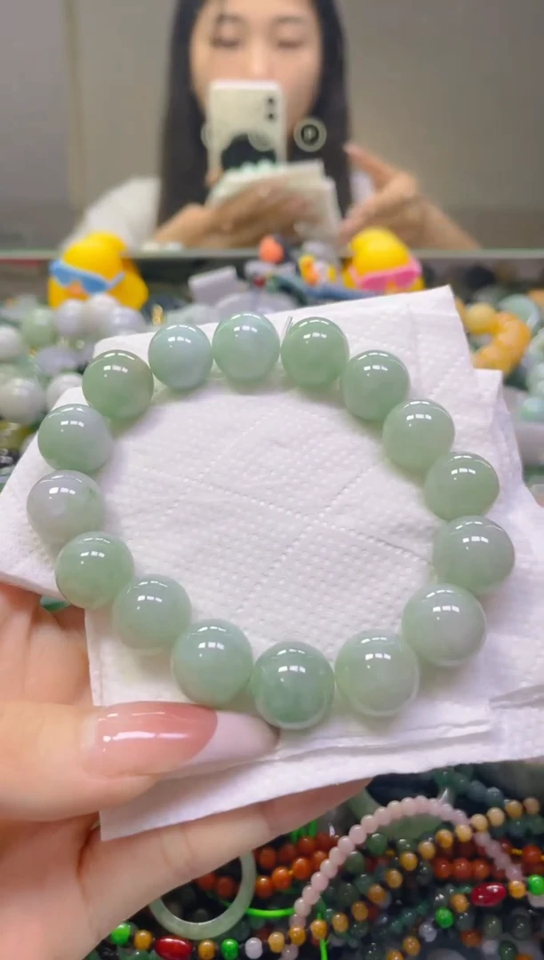 翡翠未镶嵌颈饰13MM/Y/翡翠A货，一件也是批发价