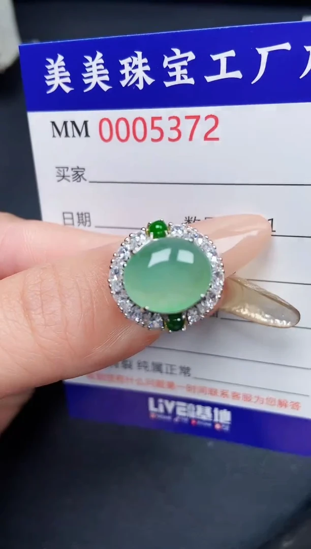 【闪购商品】翡翠颈饰银S925镶嵌5372