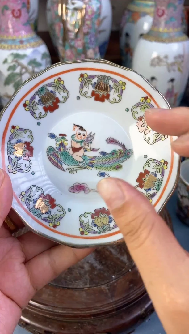 瓷片微瑕慎拍景德镇窑老厂瓷器单件