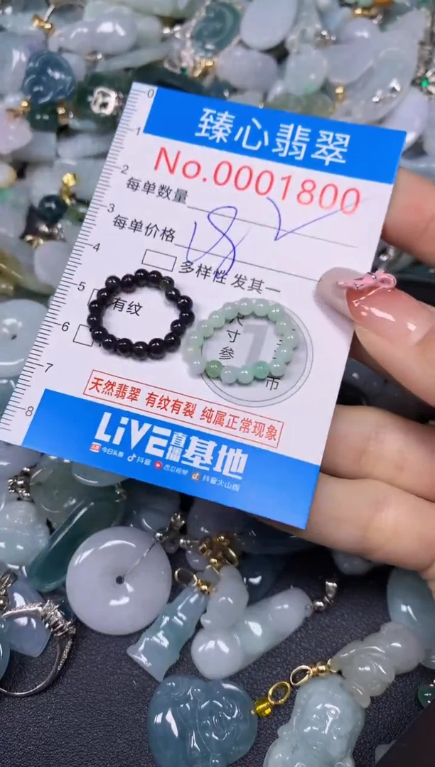 【闪购商品】翡翠颈饰未镶嵌含绳0001800