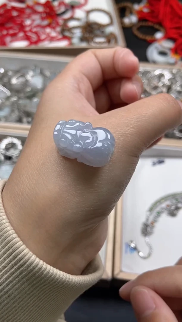 颈饰未镶嵌翡翠天然翡翠a货68