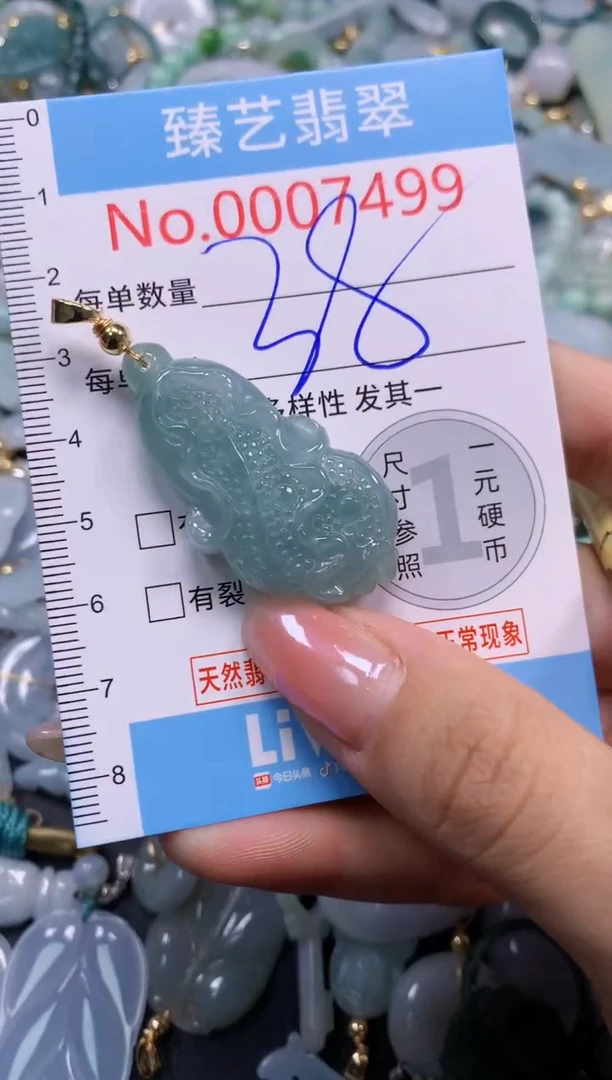 颈饰未镶嵌翡翠7499
