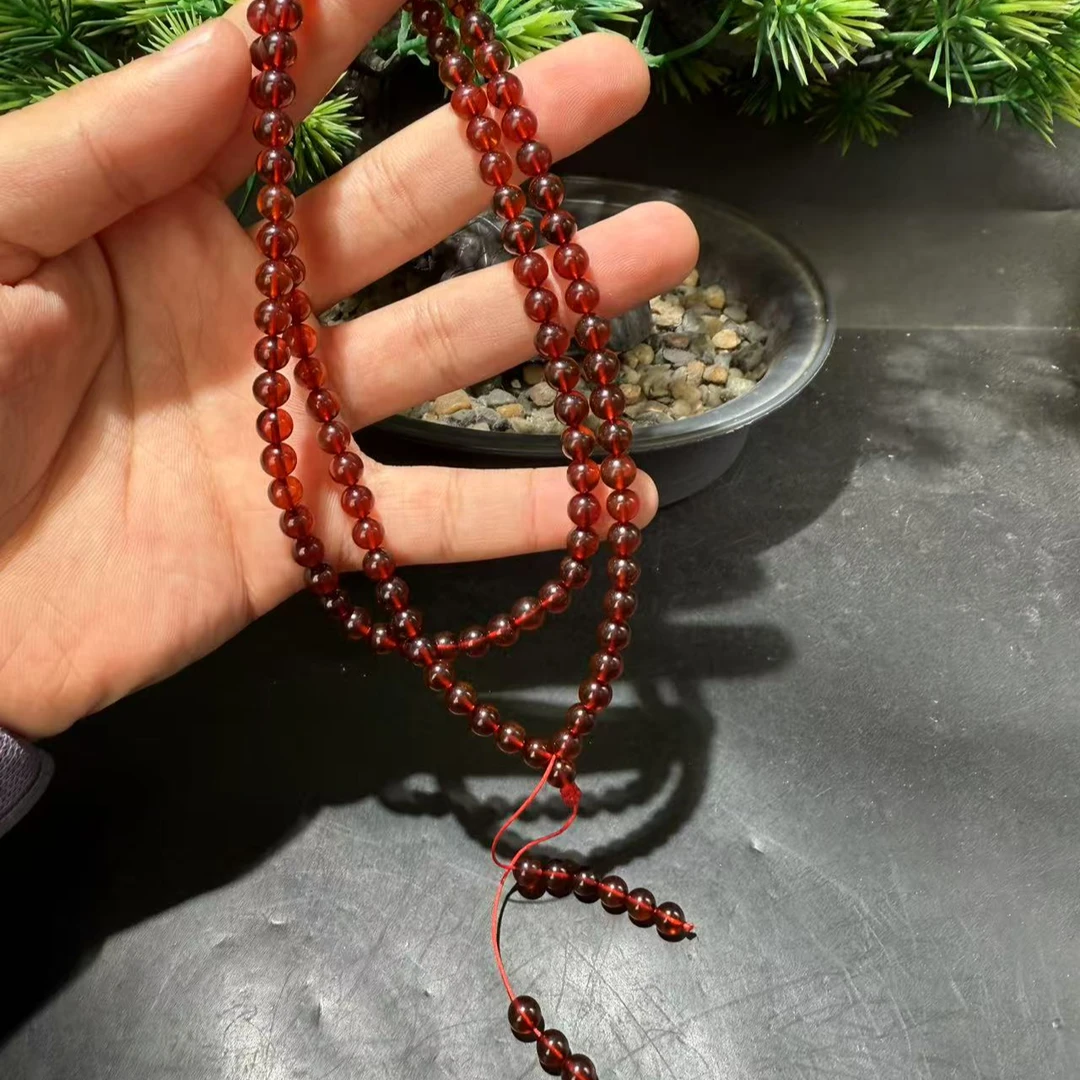 天然血珀珠链-30005466