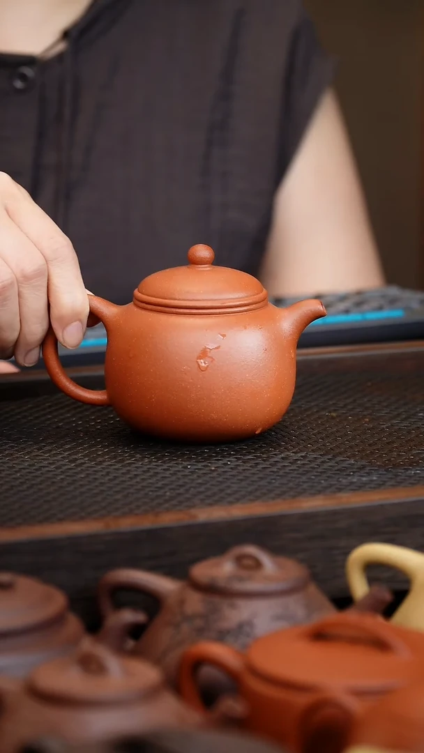 茶壶紫砂一**夫微瑕匏尊