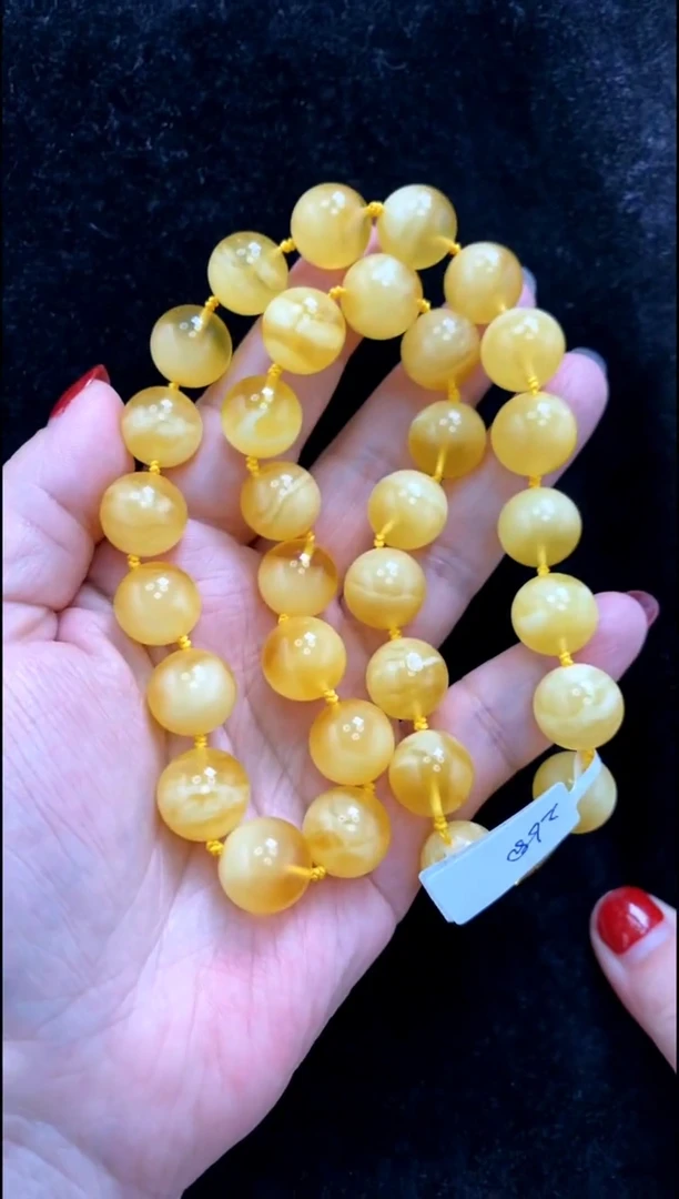 【闪购商品】琥珀颈饰未镶嵌项链