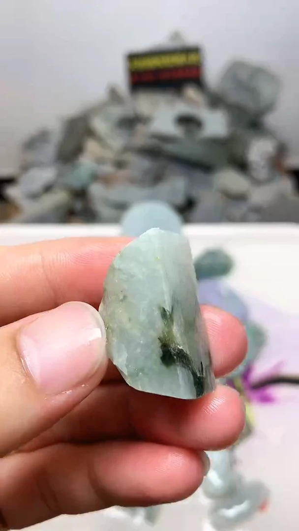 裸石翡翠天然缅甸翡翠A货09
