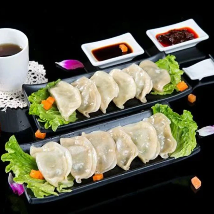 鲜肉香菇水饺新鲜食材手工制作美味可口适合上班族儿童早餐饺子