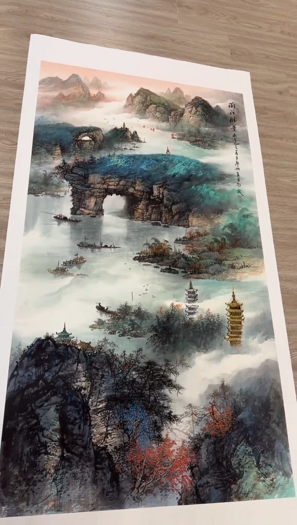 国画64赵隆轩美术馆李庆兴老师作品
