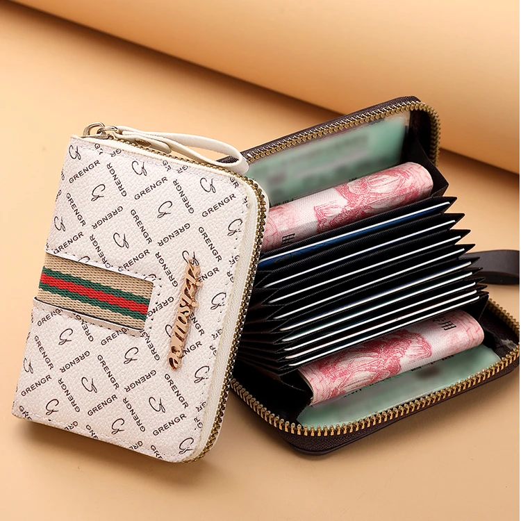 卡包女大容量多卡位精致高档2025新款防磁小巧装钱包一体证件收纳