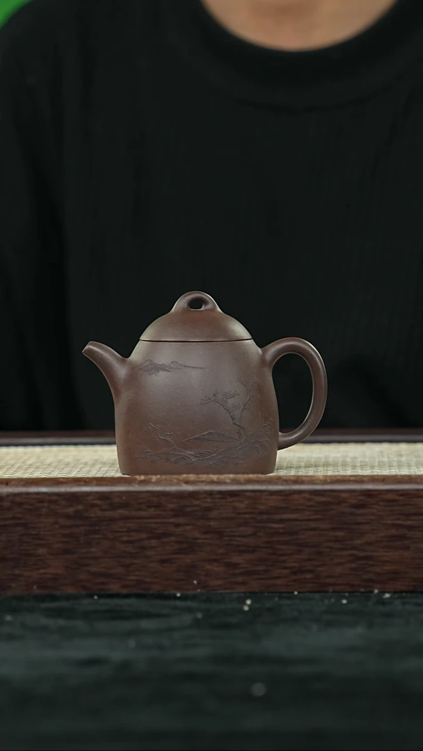【闪购商品】紫砂茶杯@@AA15930张明秦权泥绘