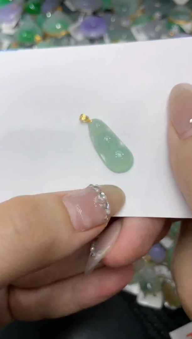 【闪购商品】翡翠颈饰18K金镶嵌222222222