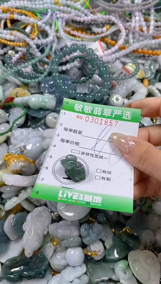 翡翠未镶嵌颈饰闪购0301857
