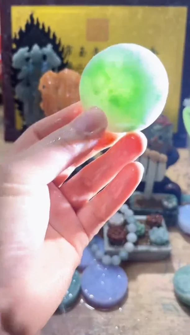 未镶嵌挂件翡翠A货常璀7855