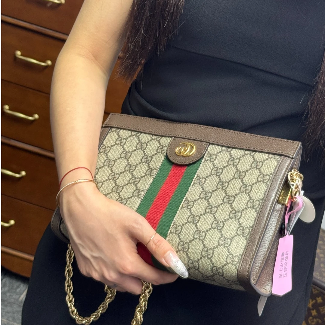 99新 GUCCI/古驰 哈蜜精选/单肩包/无工价/包展/夹子小号/033808