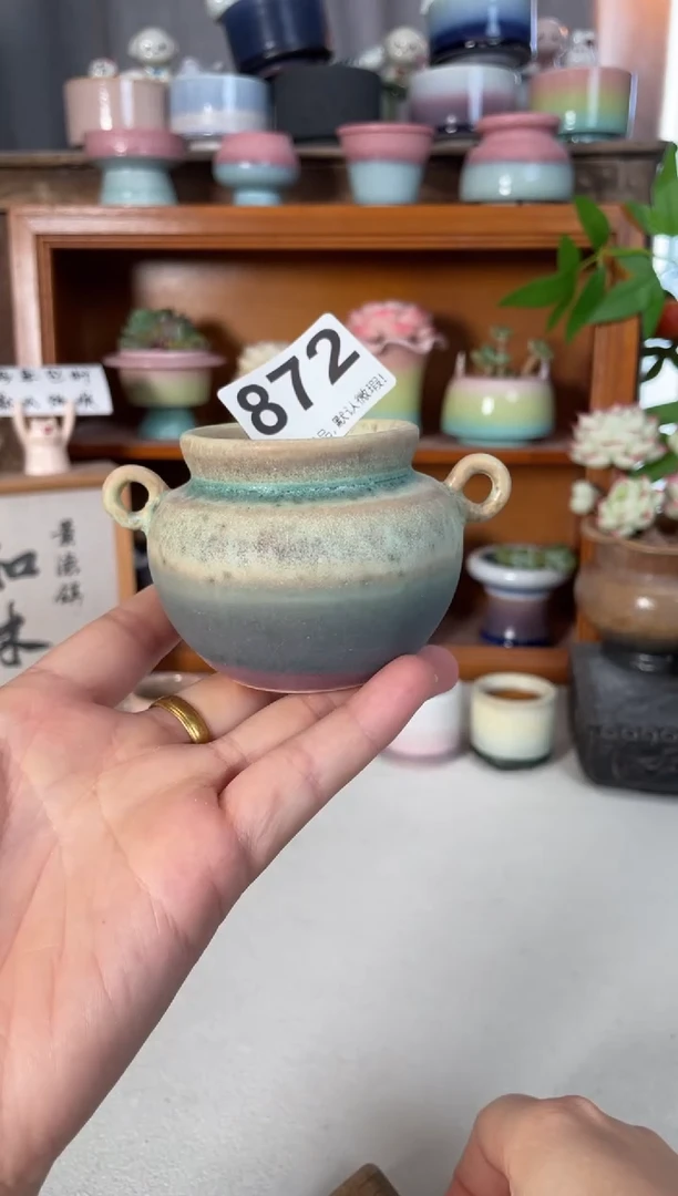瓷片872知木小芳花盆